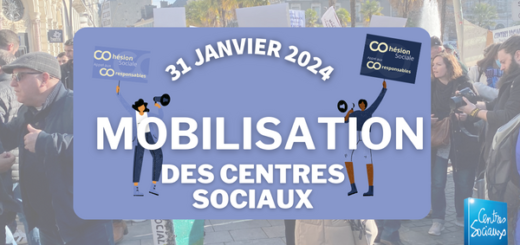 Illustrustion sur la mobilisation des centres sociaux des Pyrénées-Atlantiques du 31 janvier 2024